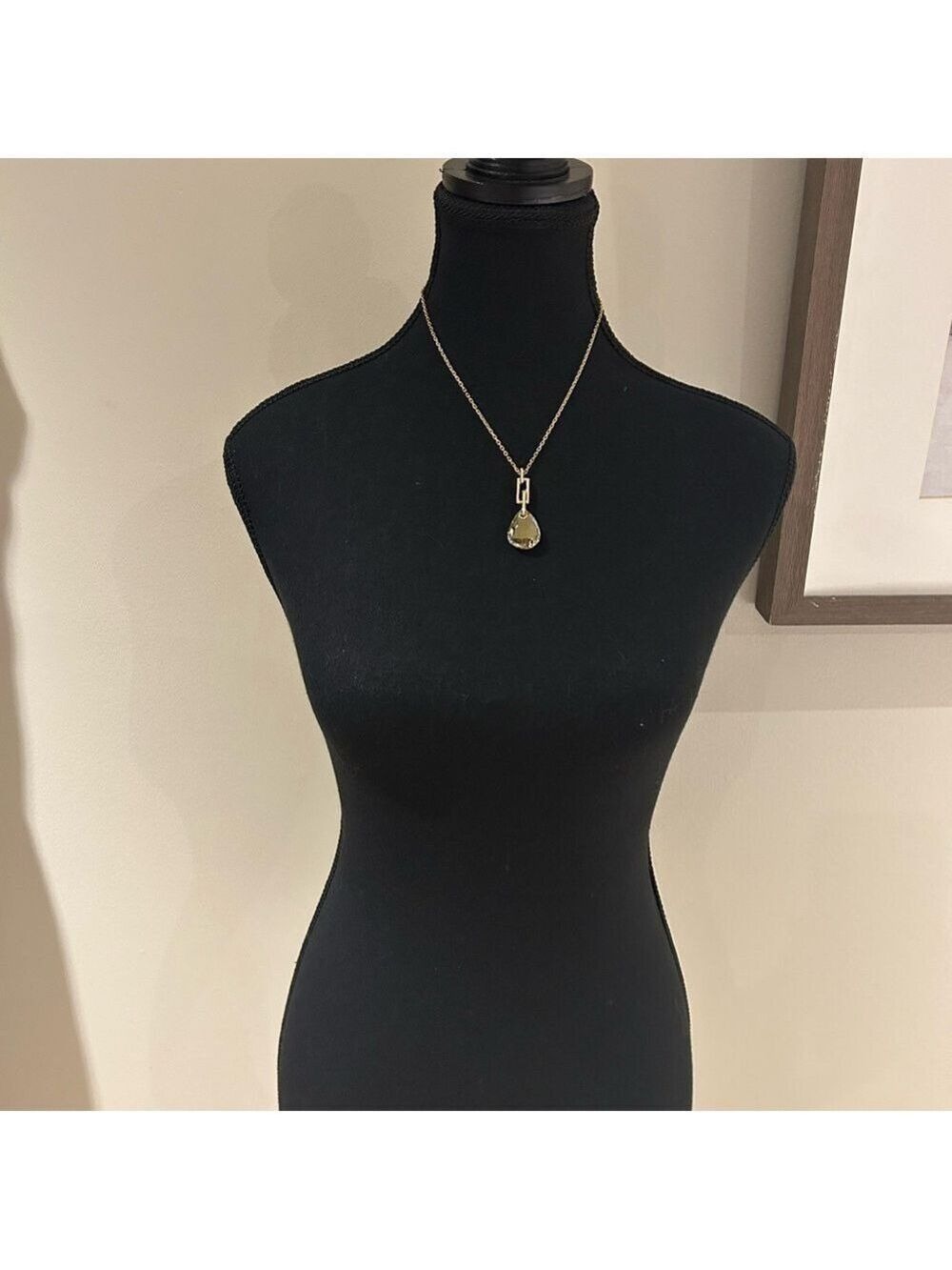Swarovski Gold-Tone Teardrop Necklace - Picture 3 of 7